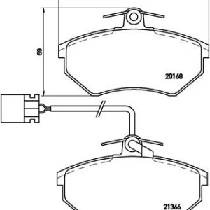 Set placute frana BREMBO P 85 034 – VW | AutoRival
