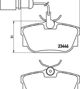 Set placute frana BREMBO P 85 059 – VW | AutoRival