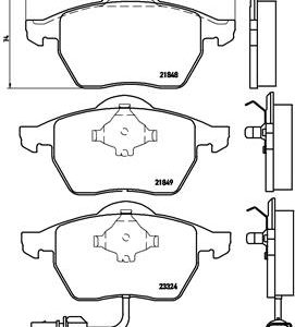 Set placute frana BREMBO P 85 060 – VW | AutoRival
