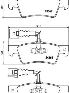 Set placute frana BREMBO P 85 068 – VW | AutoRival