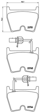 Set placute frana BREMBO P 85 078 – VW | AutoRival