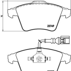 Set placute frana BREMBO P 85 090 – VW | AutoRival
