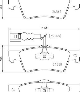 Set placute frana BREMBO P 85 163 – VW | AutoRival