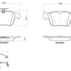 Set placute frana BREMBO P 85 184 – VW | AutoRival