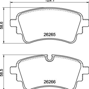 Set placute frana BREMBO P 85 185 – VW | AutoRival
