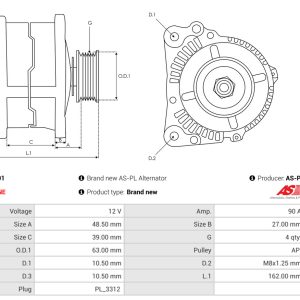 Electromotor AS-PL S0214(SEG) – VW | AutoRival