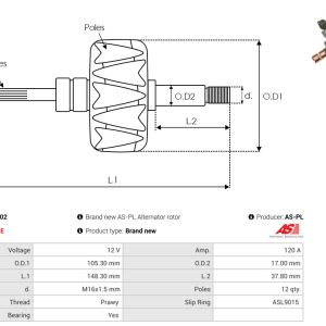 Electromotor AS-PL S0990(SEG) – VW | AutoRival