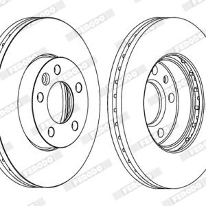 Disc frana FERODO DDF1253C-1 – VW | AutoRival