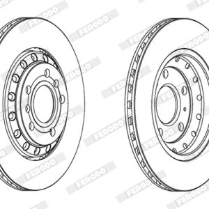 Disc frana FERODO DDF1934C – VW | AutoRival
