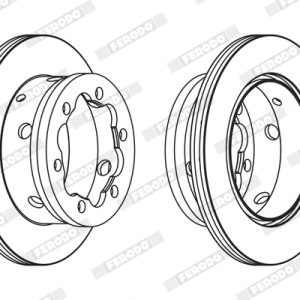 Disc frana FERODO FCR191A – VW | AutoRival