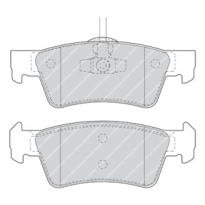 Set placute frana FERODO FDB1460 – VW | AutoRival
