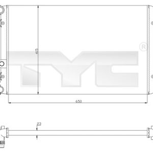 Radiator racire motor TYC 702-0033 – VW | AutoRival
