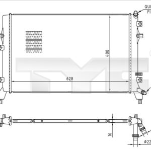 Radiator racire motor TYC 737-0066 – VW | AutoRival