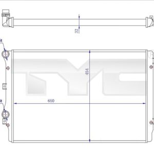 Radiator racire motor TYC 737-0072-R – VW | AutoRival