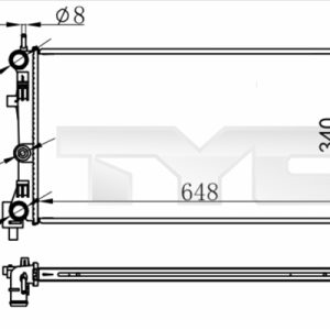 Radiator racire motor TYC 737-0074 – VW | AutoRival