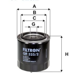 Filtru ulei FILTRON OP 525/2 – VW | AutoRival