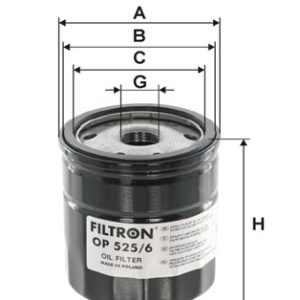 Filtru ulei FILTRON OP 525/6 – VW | AutoRival