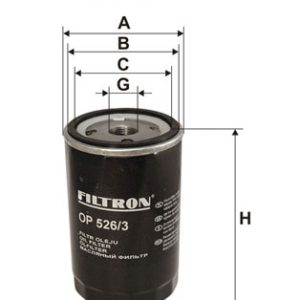 Filtru ulei FILTRON OP 526/3 – VW | AutoRival