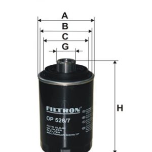 Filtru ulei FILTRON OP 526/7 – VW | AutoRival