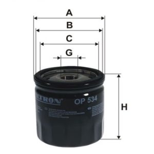 Filtru ulei FILTRON OP 534 – VW | AutoRival