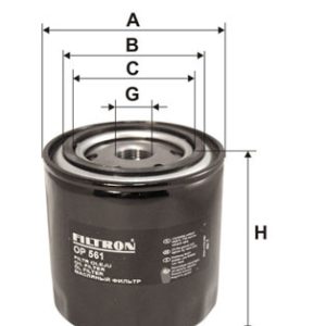 Filtru ulei FILTRON OP 561 – VW | AutoRival