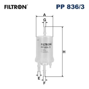 Filtru combustibil FILTRON PP 836/3 – VW | AutoRival
