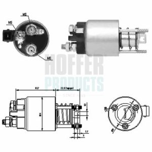 Solenoid electromotor HOFFER 46136 – VW | AutoRival