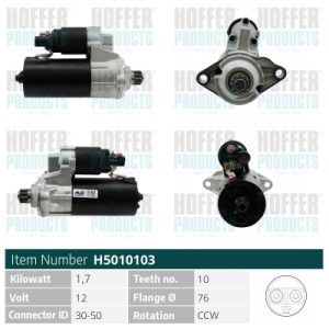 Electromotor HOFFER H5010103G – VW | AutoRival