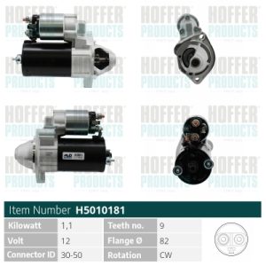 Electromotor HOFFER H5010181 – VW | AutoRival
