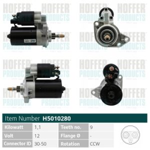 Electromotor HOFFER H5010280 – VW | AutoRival