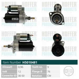 Electromotor HOFFER H5010481 – VW | AutoRival