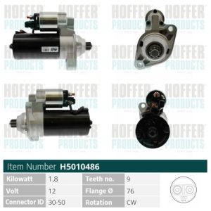 Electromotor HOFFER H5010486 – VW | AutoRival