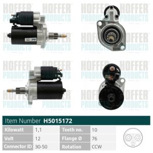 Electromotor HOFFER H5015172 – VW | AutoRival