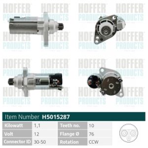 Electromotor HOFFER H5015287 – VW | AutoRival