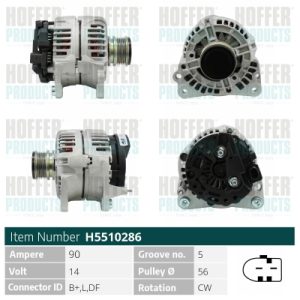 Alternator HOFFER H5510286 – VW | AutoRival