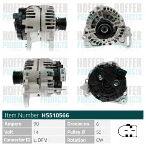 Alternator HOFFER H5510566 – VW | AutoRival