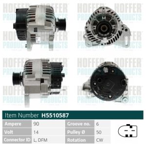 Alternator HOFFER H5510587 – VW | AutoRival