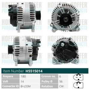 Alternator HOFFER H5515014 – VW | AutoRival