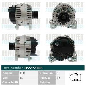 Alternator HOFFER H55151096 – VW | AutoRival