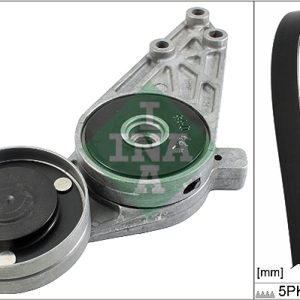 Set curea transmisie cu caneluri INA 529 0096 10 – VW | AutoRival