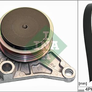 Set curea transmisie cu caneluri INA 529 0099 10 – VW | AutoRival