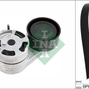Set curea transmisie cu caneluri INA 529 0576 10 – VW | AutoRival