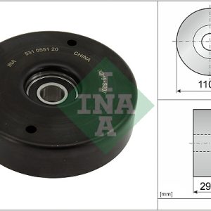 Rola intinzator curea transmisie INA 531 0551 20 – VW | AutoRival