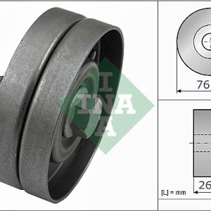 Rola ghidare / conducere curea transmisie INA 532 0326 30 – VW | AutoRival