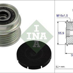 Fulie alternator INA 535 0004 10 – VW | AutoRival
