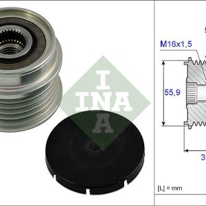 Fulie alternator INA 535 0005 10 – VW | AutoRival