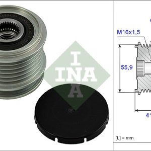 Fulie alternator INA 535 0010 10 – VW | AutoRival
