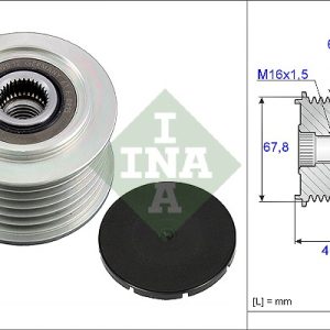 Fulie alternator INA 535 0052 10 – VW | AutoRival