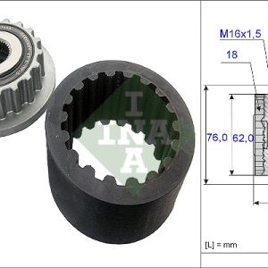 Set-mufa ambreiaj flexibil INA 535 0186 10 – VW | AutoRival