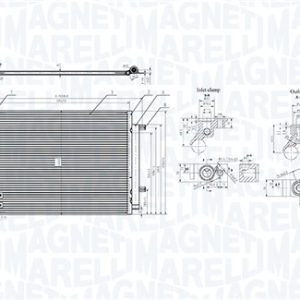 Condensator climatizare MAGNETI MARELLI 350203105900 – VW | AutoRival